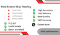 do skip tracing for real estate and llc skip tracing in bulk