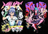 make illustration with dark gothic manga style