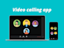 develop audio, video and chat app with webrtc