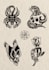 hand drawn cool oldschool tattoo