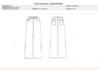 technical drawings and tech paks