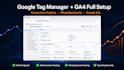 set up google analytics 4 ga4 with GTM ecommerce and conversion tracking