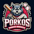 create beautiful wolf baseball mascot logo only 12 hours