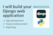 build, fix, or scale your django web application with clean python code