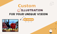 draw professional children story book illustration and cover