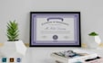 design professional certificate, custom diploma or award