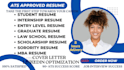 write internship, entry level, student resume, graduate resume and cover letter