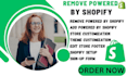 remove powered by shopify and customize your store footer professionally