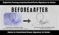 digitalize your handwritten signature into high resolution