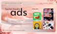 do creative social media ads, posts, banners and flyers