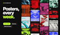design a techno or club event poster and animate it for instagram