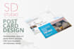 create modern, high quality poster designs for your brand