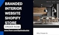 setup branded interior design furniture 3d modelling office home shopify website