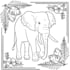 make a nice line drawing for coloring book