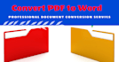 convert your scanned document into an editable document