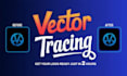 vectorize logo manually and convert image to vector urgently