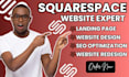 create squarespace website or redesign website professionally