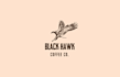 design unique coffee shop logo featuring hawk