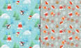 make cute watercolor seamless pattern for baby