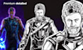 create a  black and white line art from any picture