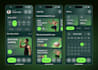 ai app fitness app, workout, personal trainer app UI UX design in figma