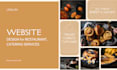 create responsive restaurant, food website design