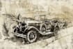 illustrate of car conceptual background sketch