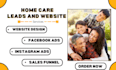 home care leads home care website logo healthcare leads elderly care leads