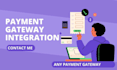integrate payment gateway like paypal, stripe, square etc