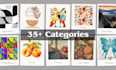 provide printable 10,000 high quality wall art print for etsy
