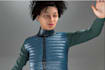 aaa game character, stylized nsfw character, uv map, retopology, 3d human model