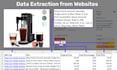 do web scraping, collect and extract data from any website