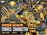 professional marvel or dc style comic book art ilustration