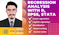 do linear and logistic regression analysis in r, stata, spss