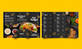 do food menu design, restaurant menu design, food flyer