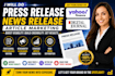 write and distribute a press release on yahoo finance, UK and US news sites