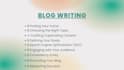 write SEO articles and blog posts