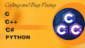 create custom c,cpp,c sharp,and python programming solutions