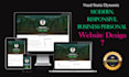 develop and design responsive, modern website