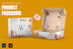 do product packaging design, box design, mailer box with 3d
