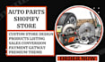 design profitable auto parts shopify store automobile dropshipping store