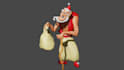do a 3d model concept art of your character