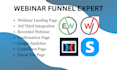 build converting webinar funnel with webinarjam, everwebinar, ghl, clickfunnel