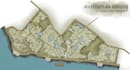 design and photoshop render architectural masterplan site plan and landscape