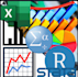 do statistical data analysis with excel, r, stata, spss