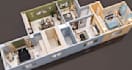 create 3d floor plan,2d floor plan and rendering