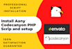 install any PHP script on your hosting or vps server