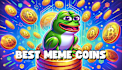 create crypto meme art, meme character, pepe emotes, frog emotes, meme video