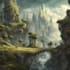create fantasy landscape concept art