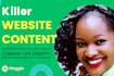 write killer website content to boost sales, SEO web copy